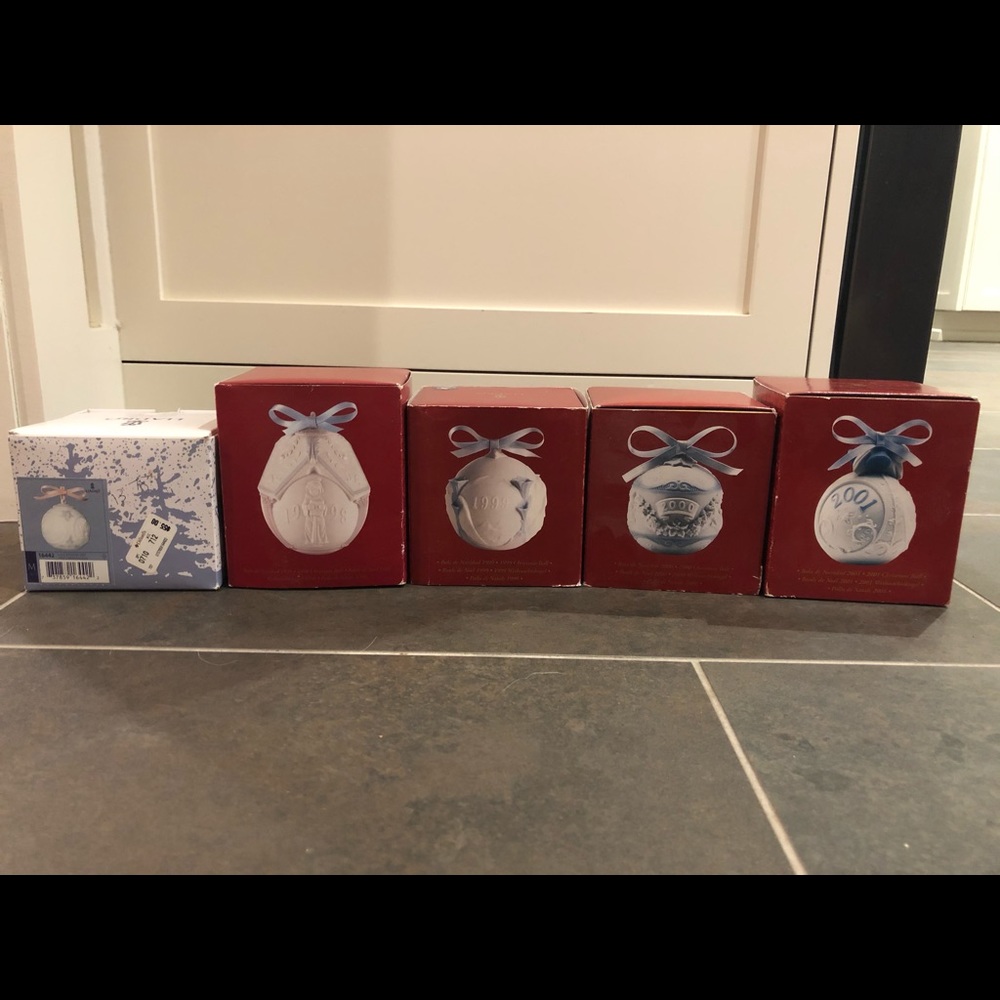 Lladró Christmas ornaments 1997-2002